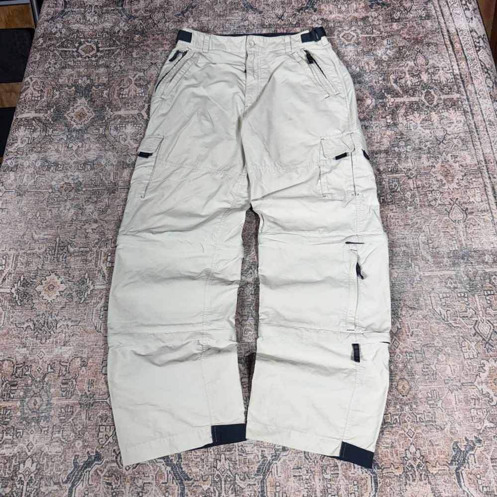 Vintage Y2K Baggy Sonoma Transformer Pants Size 32x30 Nylon Pants/Shorts